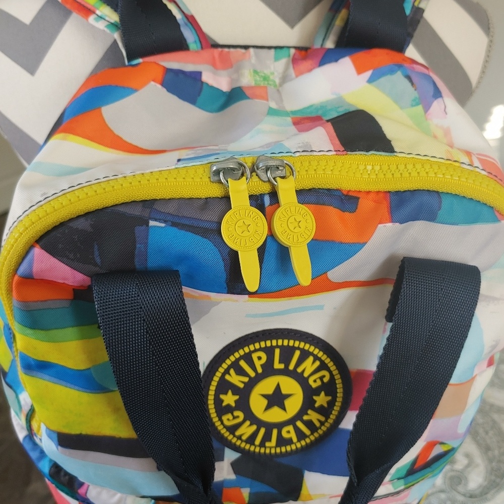 Kipling Multicolor Abstract Backpack - Picture 4 of 8